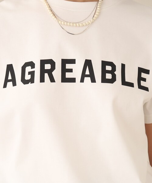 GALLEST(ギャレスト)の「AGREABLE Tシャツ(Tシャツ/カットソー・レディース・ブラック/ホワイト・38/13/05)」の12枚目の写真