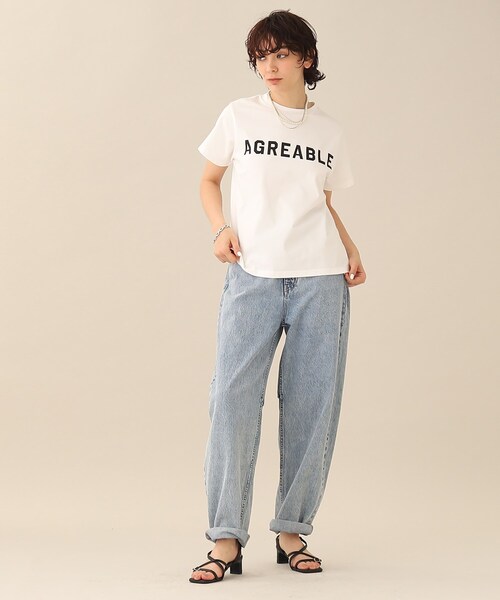 GALLEST(ギャレスト)の「AGREABLE Tシャツ(Tシャツ/カットソー・レディース・ブラック/ホワイト・38/13/05)」の13枚目の写真