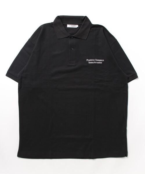 EMMA NOVEMBER (エマノーヴェンバー)の「ユーティリティー Embroidery ビッグポロシャツ(ポロシャツ・メンズ・ネイビー/ミント/ホワイト/ブラック・3/1/2)」の3枚目の写真