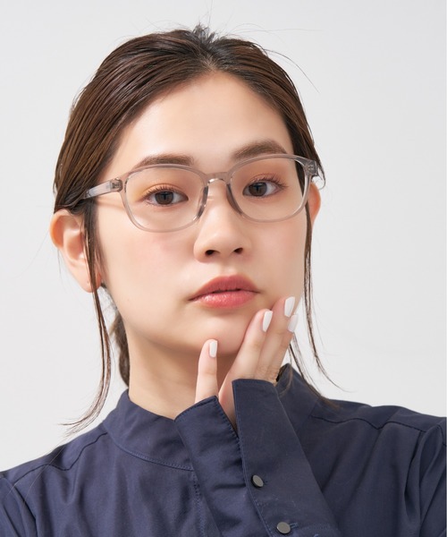 Zoff(ゾフ)の「ウェリントン型 メガネ| プラスチックフレーム|BASIC(ベーシック)(メガネ・メンズ・ダークグリーン/ブラウン/ライトグレー/ブラック・FREE)」の13枚目の写真