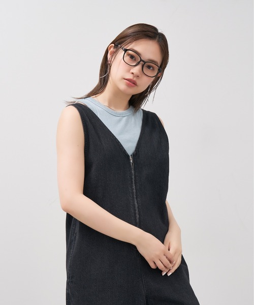 Zoff(ゾフ)の「ウェリントン型 メガネ| プラスチックフレーム|BASIC(ベーシック)(メガネ・メンズ・ダークグリーン/ブラウン/ライトグレー/ブラック・FREE)」の9枚目の写真