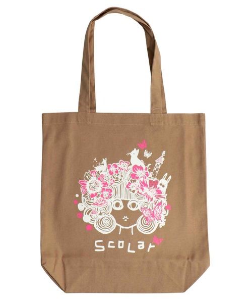 ScoLar（スカラー）の「632419：スカラーちゃんキャンバス地トート