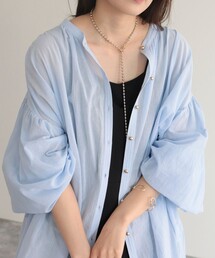 fredy emue | 【fredyemueフレディエミュ】ドロストボリュームシャツブラウス(シャツ/ブラウス)