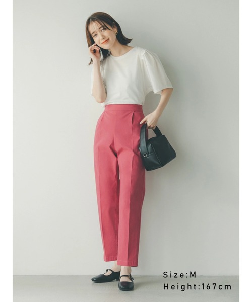 Lugnoncure(ルノンキュール)の「ストレッチテーパードパンツ(その他パンツ・レディース・ブルー/イエロー/ブラック/カーキ/ピンク・SMALL/MEDIUM/LARGE)」の5枚目の写真