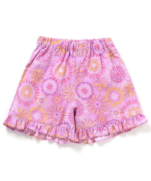 BREEZE（ブリーズ）の「【GIRLS/すっぽり着られる】花火&水風船柄甚平（浴衣・キッズ・レインボー/ラベンダー・80/90/100/110/120/130/140）」の19枚目の写真