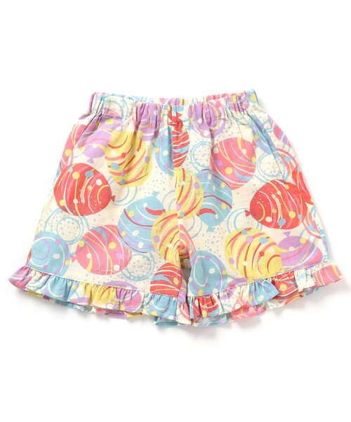 BREEZE（ブリーズ）の「【GIRLS/すっぽり着られる】花火&水風船柄甚平（浴衣・キッズ・レインボー/ラベンダー・80/90/100/110/120/130/140）」の20枚目の写真