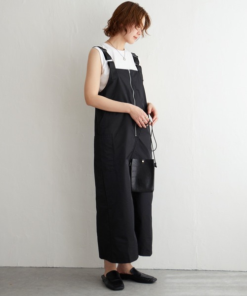 notch.（ノッチ）の「ミリタリージャンスカ（ジャンパースカート・レディース・ダークグリーン/ブラック/オフホワイト/チャコールグレー/グレー/グレー系その他・M）」の18枚目の写真