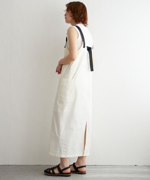 notch.（ノッチ）の「ミリタリージャンスカ（ジャンパースカート・レディース・ダークグリーン/ブラック/オフホワイト/チャコールグレー/グレー/グレー系その他・M）」の10枚目の写真