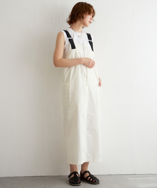 notch.（ノッチ）の「ミリタリージャンスカ（ジャンパースカート・レディース・ダークグリーン/ブラック/オフホワイト/チャコールグレー/グレー/グレー系その他・M）」の11枚目の写真