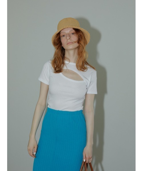 AMAIL（アマイル）の「Paper milk hat（ハット・レディース・ベージュ/ブラック/コーラル・FREE）」の15枚目の写真