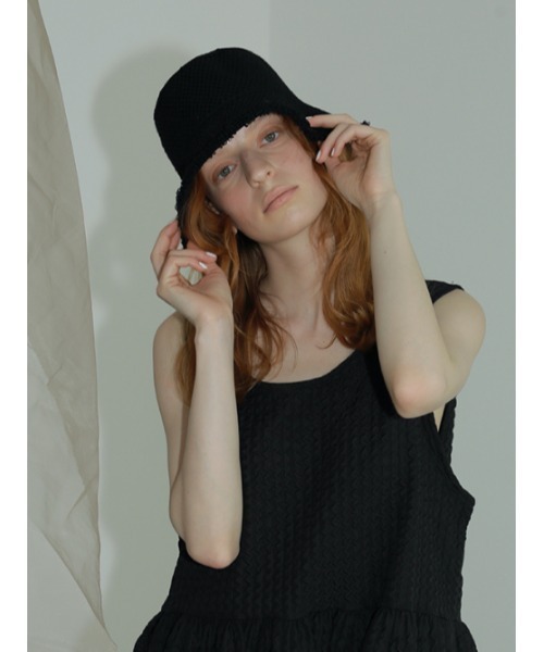 AMAIL（アマイル）の「Paper milk hat（ハット・レディース・ベージュ/ブラック/コーラル・FREE）」の17枚目の写真