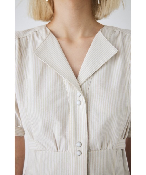 MOUSSY(マウジー)の「SIDE BELT FLARE DRESS(ワンピース・レディース・ベージュ系その他/グリーン系その他・1/2)」の13枚目の写真