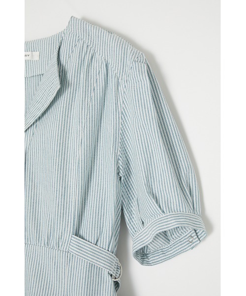 MOUSSY(マウジー)の「SIDE BELT FLARE DRESS(ワンピース・レディース・ベージュ系その他/グリーン系その他・1/2)」の14枚目の写真