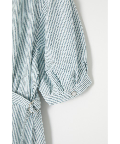 Herma Laced Layered Belt Flare Dress ワンピース MOUSSY（マウジー）の「SIDE BELT FLARE DRESS（ワンピース