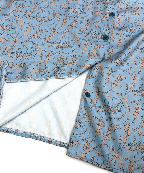 花柄 半袖シャツ ルーズフィット セール】花柄半袖ルーズシャツ（Tシャツ/カットソー）｜SHEENA