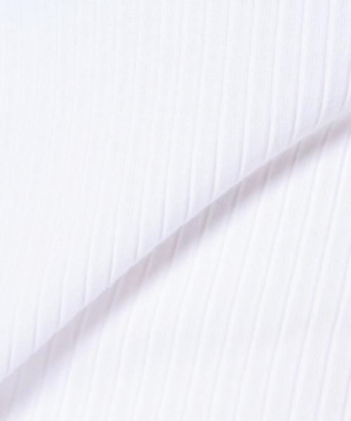 Another Edition（アナザーエディション）の「コットンリブショートスリーブ/AEBC　COリブ　SSL T◆（Tシャツ/カットソー・レディース・ホワイト/ブラック/オリーブ/ライトブルー・フリー）」の14枚目の写真