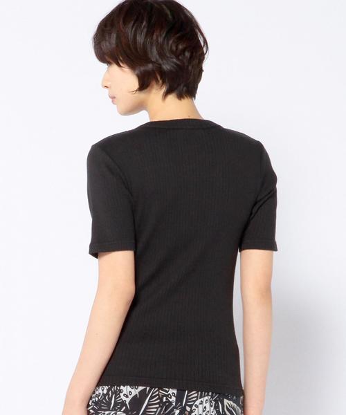 Another Edition（アナザーエディション）の「コットンリブショートスリーブ/AEBC　COリブ　SSL T◆（Tシャツ/カットソー・レディース・ホワイト/ブラック/オリーブ/ライトブルー・フリー）」の16枚目の写真