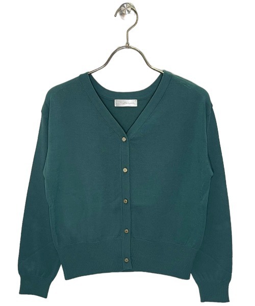 【セール】Vネック金釦ニットカーディガン(カーディガン/ボレロ)|12Twelve Agenda(トゥエルブ アジェンダ)