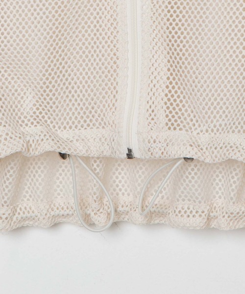 WEGO（ウィゴー）の「WEGO/メッシュパーカー（パーカー・レディース・ブラック/オフホワイト・FREE）」の21枚目の写真