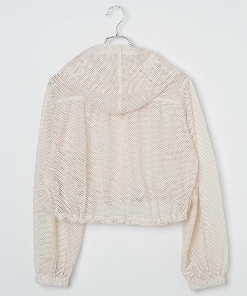 WEGO（ウィゴー）の「WEGO/メッシュパーカー（パーカー・レディース・ブラック/オフホワイト・FREE）」の22枚目の写真