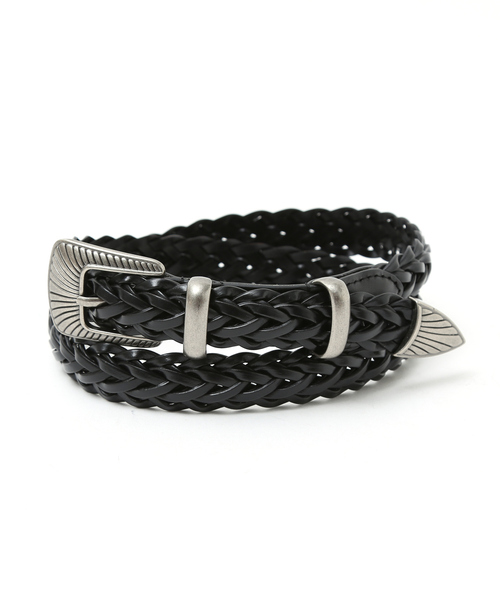 ABAHOUSE（アバハウス）の「WESTERN BELT / レザーウエスタンベルト/ユニセックス（ベルト・メンズ・ブラック系その他/ブラック系その他2/ダークブラウン/キャメル・フリー）」の2枚目の写真