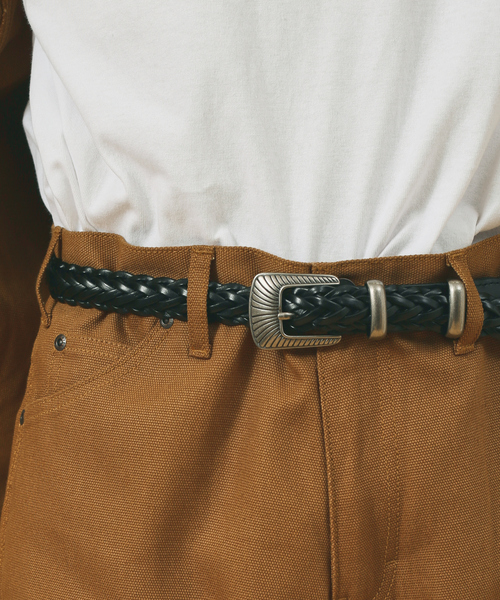 ABAHOUSE（アバハウス）の「WESTERN BELT / レザーウエスタンベルト/ユニセックス（ベルト・メンズ・ブラック系その他/ブラック系その他2/ダークブラウン/キャメル・フリー）」の10枚目の写真