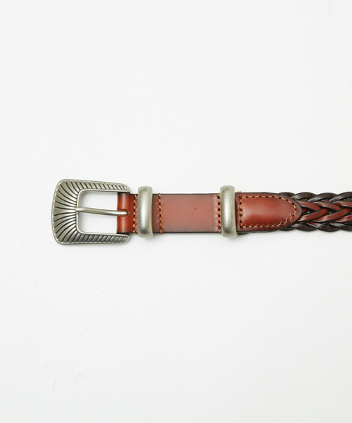 ABAHOUSE（アバハウス）の「WESTERN BELT / レザーウエスタンベルト/ユニセックス（ベルト・メンズ・ブラック系その他/ブラック系その他2/ダークブラウン/キャメル・フリー）」の19枚目の写真