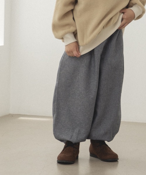 pairmanon(ペアマノン)の「ボリューム サーカスパンツ(その他パンツ・キッズ・ブラウン/モカ/ブラック/グレー・110/100/90/130/120/140/150)」の2枚目の写真