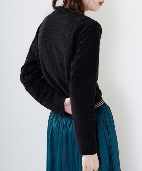BRODIAEA(ブローディア)の「BRODIAEA 長袖ハイネックニット(ニット/セーター・レディース・カーキ/ネイビー/エンジ/ブラック・40)」の9枚目の写真