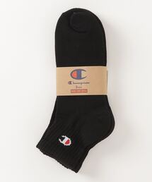 Champion | 【CHAMPION/チャンピオン】 ワンポイントクォーターソックス3P CMSCY202 ワンポイントロゴ 3足組(ソックス/靴下)