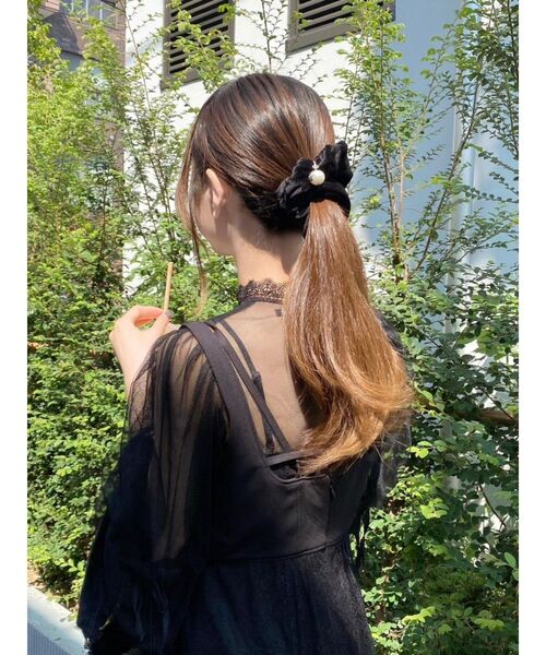 EATME(イートミー)の「EMベロアシュシュ(シュシュ・レディース・ブラック・FREE)」の11枚目の写真