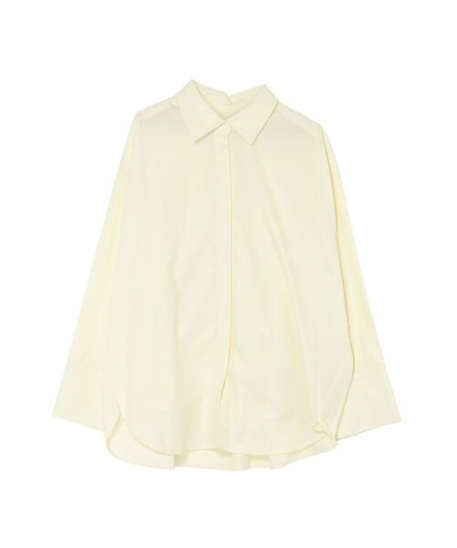 LAGUNAMOON（ラグナムーン）の「2WAYオーバーサイズシャツ（シャツ/ブラウス・レディース・ベージュ/アイボリー/ブラック・FREE）」の9枚目の写真