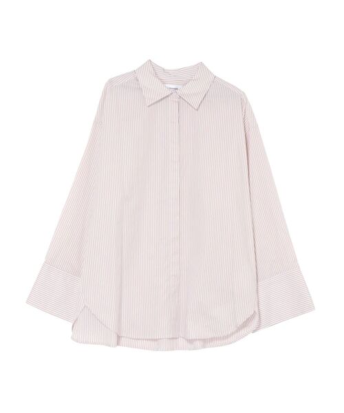 LAGUNAMOON（ラグナムーン）の「2WAYオーバーサイズシャツ（シャツ/ブラウス・レディース・ベージュ/アイボリー/ブラック・FREE）」の8枚目の写真