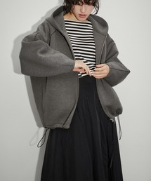 ADAM ET ROPE' | 【サステナブル】フーディージップブルゾン(ブルゾン)