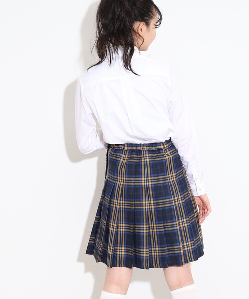 美品※ピンクラテ※卒服※160※プリーツスカートセットアップ※リボン※ベージュ ピンク ラテ PINK-latte 【卒服】リボン付 チェックプリーツ