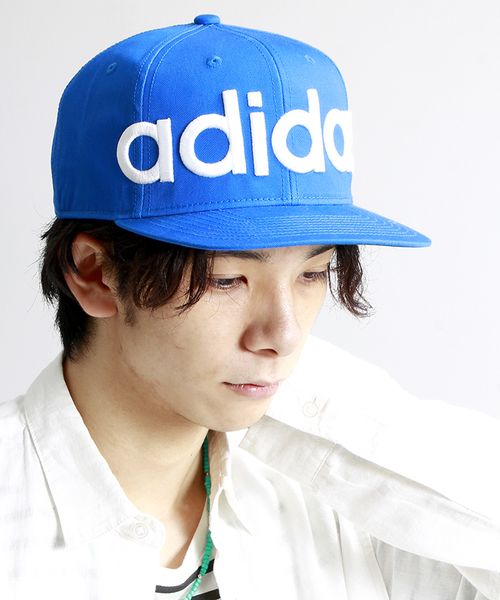 adidas(アディダス)の「∴WEGO/adidasベースボールキャップ(キャップ・メンズ・ホワイト/ブルー/トリコロール・FREE)」の1枚目の写真