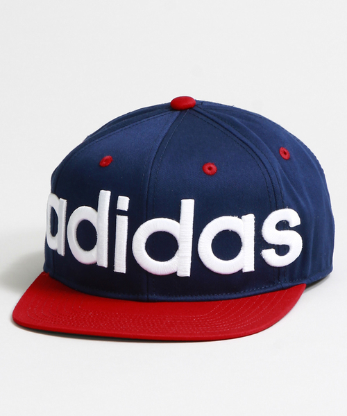 adidas(アディダス)の「∴WEGO/adidasベースボールキャップ(キャップ・メンズ・ホワイト/ブルー/トリコロール・FREE)」の4枚目の写真