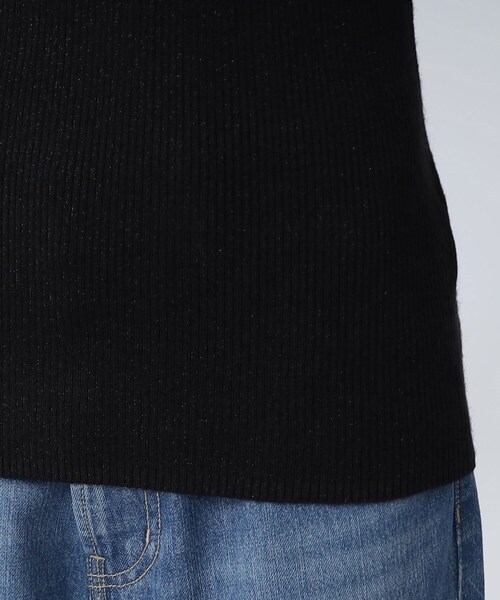GALLEST（ギャレスト）の「ラメリブタートルニット（ニット/セーター・レディース・ブラック/ゴールド/シルバー・38）」の19枚目の写真