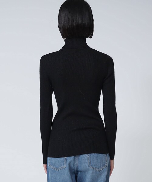 GALLEST（ギャレスト）の「ラメリブタートルニット（ニット/セーター・レディース・ブラック/ゴールド/シルバー・38）」の22枚目の写真