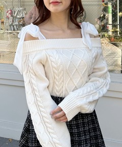 RIBBON FRILL BL リボンフリルブラウス 春服（シャツ/ブラウス）｜SLY