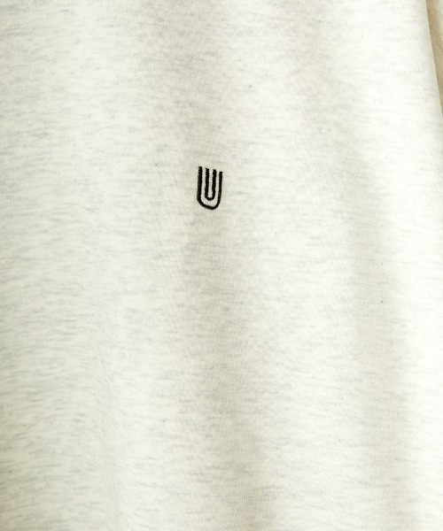 UNIVERSAL OVERALL（ユニバーサルオーバーオール）の「[UNIVERSAL OVERALL/ユニバーサルオーバーオール] 別注 7分袖 ドローコード付きポンチTシャツ（Tシャツ/カットソー・レディース・グレー/ブラック/ホワイト・S/M/L）」の4枚目の写真