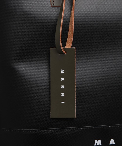 MARNI(マルニ)の「TRIBECA / ショッピングバッグ(トートバッグ・メンズ・ブラック/グリーン/ライトブルー/カーキ・ONE SIZE)」の10枚目の写真