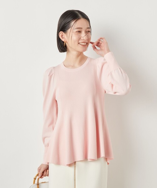 【希少！！】 NOLLEY'S Sophi（ノーリーズソフィ）の「《手洗い可能》肩タック トップス