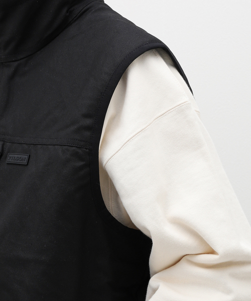 FILSON(フィルソン)の「【FILSON / フィルソン】Tin Cloth Primaloft Vest(ブルゾン・メンズ・ブラック・LARGE/MEDIUM)」の8枚目の写真