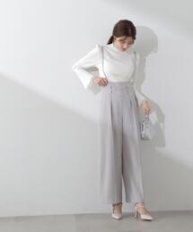 PROPORTION BODY DRESSING | サス付きチェーンデザインワイドパンツ / 1214130202(その他パンツ)
