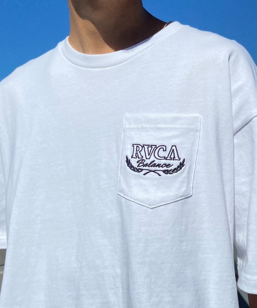 RVCA(ルーカ)の「【ZOZOTOWN限定】RVCA/ルーカ ポケットTシャツ オーバーサイズ 半袖Tee バックプリント BE041-229(Tシャツ/カットソー・メンズ・オレンジ/ホワイト/ブラック・L/M/S)」の11枚目の写真