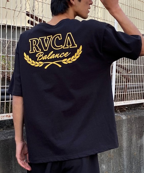 RVCA(ルーカ)の「【ZOZOTOWN限定】RVCA/ルーカ ポケットTシャツ オーバーサイズ 半袖Tee バックプリント BE041-229(Tシャツ/カットソー・メンズ・オレンジ/ホワイト/ブラック・L/M/S)」の4枚目の写真