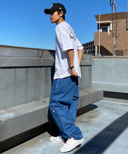 RVCA(ルーカ)の「【ZOZOTOWN限定】RVCA/ルーカ ポケットTシャツ オーバーサイズ 半袖Tee バックプリント BE041-229(Tシャツ/カットソー・メンズ・オレンジ/ホワイト/ブラック・L/M/S)」の9枚目の写真