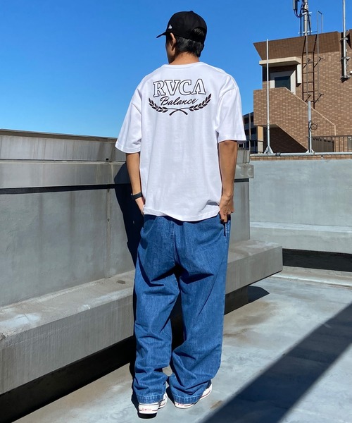 RVCA(ルーカ)の「【ZOZOTOWN限定】RVCA/ルーカ ポケットTシャツ オーバーサイズ 半袖Tee バックプリント BE041-229(Tシャツ/カットソー・メンズ・オレンジ/ホワイト/ブラック・L/M/S)」の10枚目の写真