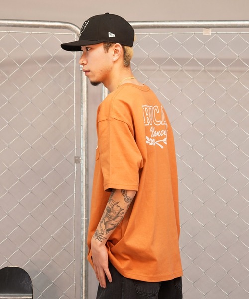 RVCA(ルーカ)の「【ZOZOTOWN限定】RVCA/ルーカ ポケットTシャツ オーバーサイズ 半袖Tee バックプリント BE041-229(Tシャツ/カットソー・メンズ・オレンジ/ホワイト/ブラック・L/M/S)」の19枚目の写真